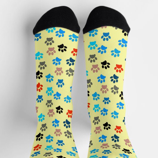 ポーズ猫好き犬愛猫愛猫ママ犬ママ ソックス (上部)