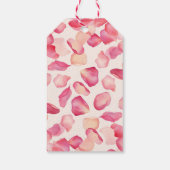 ポーズ花びらとプロセッコブライダルシャワー ギフトタグ (裏面)