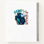 ポーズ遊とカイ日本のハムスター ノートブック (裏面)