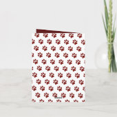 ポーソウルクリスマスラブラドールサンタロゴペットビジネス シーズンカード (裏面)