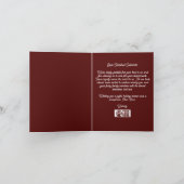 ポーソウルクリスマスラブラドールサンタロゴペットビジネス シーズンカード (内部)