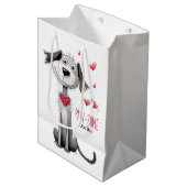 ポーソウルドッグパパお洒落ファーザーズデイ ミディアムペーパーバッグ (正面アングル)