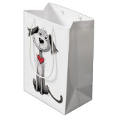 ポーソウルドッグパパお洒落ファーザーズデイ ミディアムペーパーバッグ (裏面アングル)