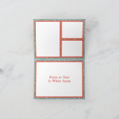 ポーソフドホリデーハーフ折りカード カード (内部)