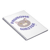 ポーソメイライターおもしろい子猫漫画 ノートブック (右側)