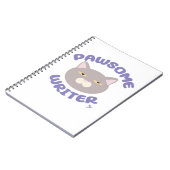 ポーソメイライターおもしろい子猫漫画 ノートブック (左側)