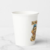 ポーソームパパ-おもしろい犬 紙コップ (右)