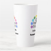 ポーソームベテリアンリア名前をカスタムする カフェラテマグ (正面)