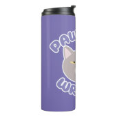 ポーソームライターおもしろい子猫キャラクターデザイン タンブラー (回転左)