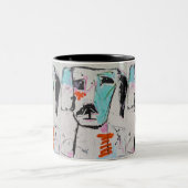 ポーソーム姿勢11ozマグカップ ツートーンマグカップ (中央)