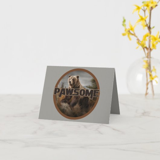 ポーソーム カード (黄色い花)