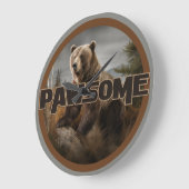 ポーソーム ラージ壁時計 (傾斜)