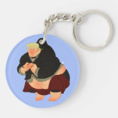 ポータブルな友人：) キーホルダー (裏面)