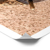 ポータブル日時計、シルバーと金ゴールド、10世紀(d) ポスター (角)