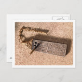 ポータブル日時計、シルバーと金ゴールド、10世紀(d) ポストカード (正面/裏面)