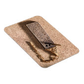 ポータブル日時計、シルバーと金ゴールド、10世紀(d) マグネット (右側)