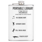 ポータブル演奏ライブラリーおもしろい フラスク (正面)