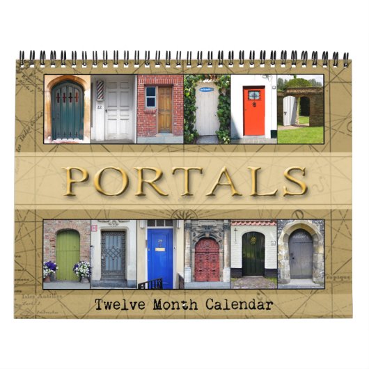 ポータルのドア写真 | 年の選択 カレンダー (カバー)