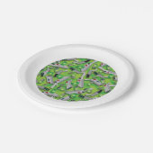 ポータルの銃のパターン ペーパープレート (アングル)