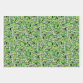 ポータルの銃のパターン ラッピングペーパーシート (正面3)