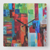 ポータルウォール時計 スクエア壁時計 (正面)