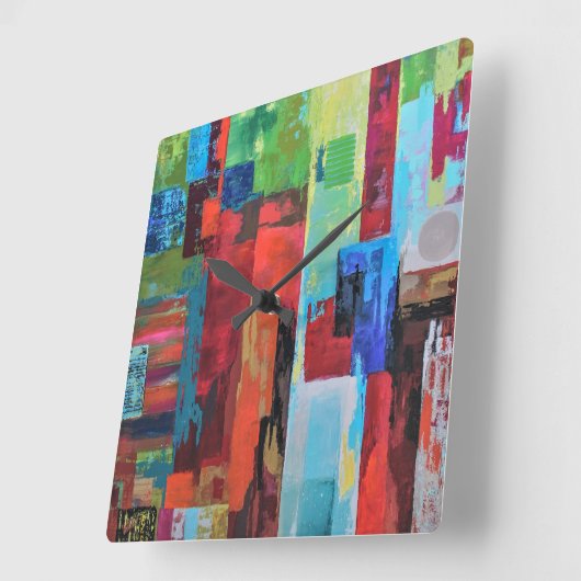 ポータルウォール時計 スクエア壁時計 (傾斜)