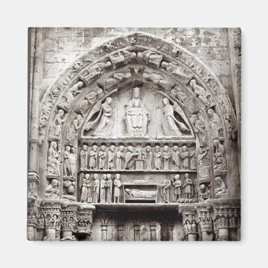 ポータル王室のの右湾、12世紀半ば マグネット (正面)