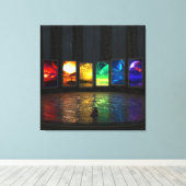 ポータル（正方形） キャンバスプリント (インサイチュ (ウッドフロア))