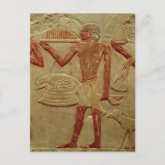 ポーターのレリーフ、 浮き彫り ポストカード (正面)