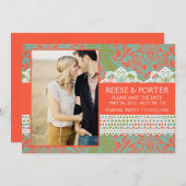 ポーターの保存日付または写真の発表 セーブザデート (正面/裏面)