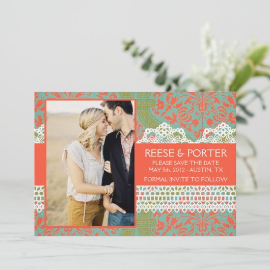 ポーターの保存日付または写真の発表 セーブザデート (スタンド正面)