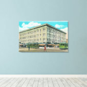 ポーターの外部ビュー建物 キャンバスプリント (インサイチュ (ウッドフロア))