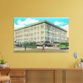 ポーターの外部ビュー建物 キャンバスプリント (インサイチュ (リビング))