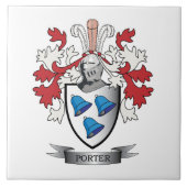 ポーターの家紋の紋章付き外衣 タイル (正面)