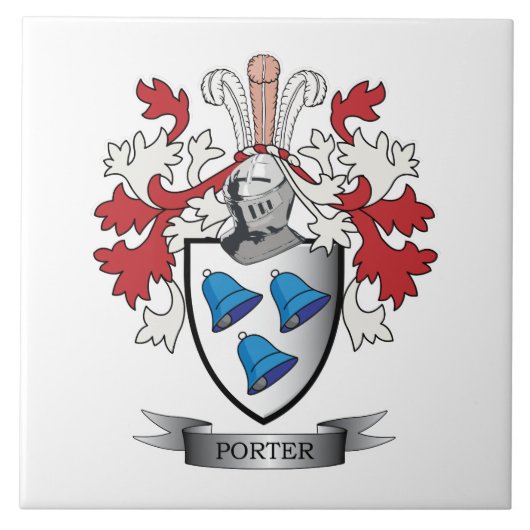 ポーターの家紋の紋章付き外衣 タイル (正面)
