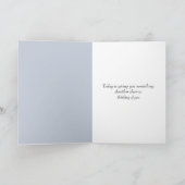 ポーチかわいらしスイングの女性と猫 カード (内部)