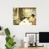 ポーチで ポスター (ホームオフィス)