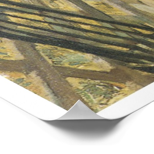 ポーチで， 1908 ポスター (角)