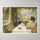 ポーチで， 1908 ポスター (正面)