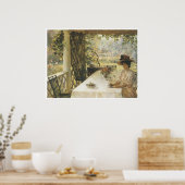 ポーチで， 1908 ポスター (キッチン)