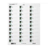 ポーチに切り込む ラベル (フルシート)