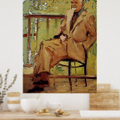 ポーチに座るアーティスト ポスター (キッチン)