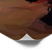 ポーチに座るアーティスト ポスター (角)