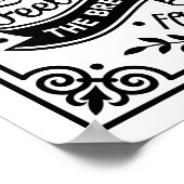 ポーチのエチケット：くつろぎの不文律 ポスター (角)