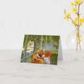 ポーチのソファ カード (黄色い花)