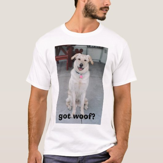 ポーチのローガン Tシャツ (正面)