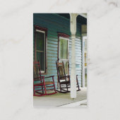 ポーチの木のロッキングチェア 名刺 (裏面)