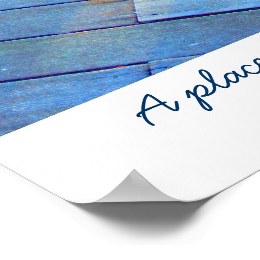 ポーチの椅子 ポスター (角)