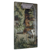 ポーチの馬（Albrecht Adam著） クリップボード (右)