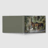 ポーチの馬（Albrecht Adam著） ゲストブック (全面)